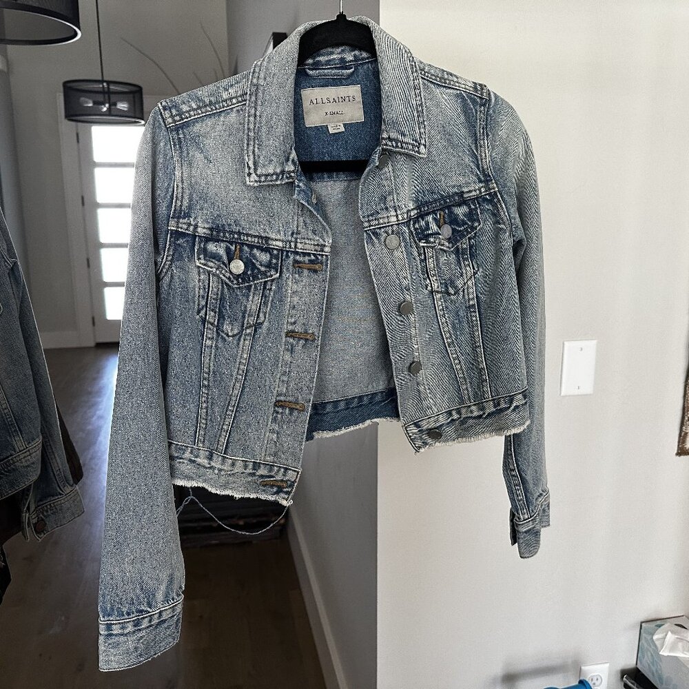 All Saints Denim Jacket Size Extra Small (Worn on the set of Good Girls)